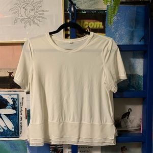 white lululemon dress shirt